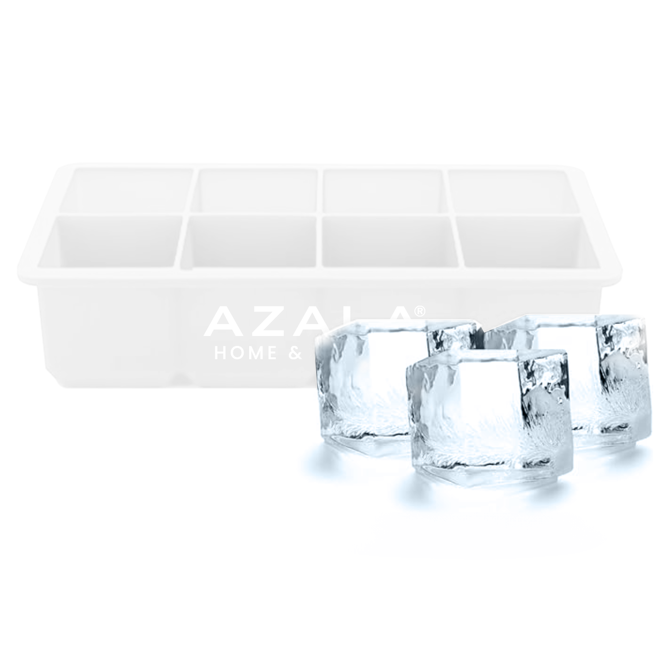 Silicone cooler XXL cubes – Transparent